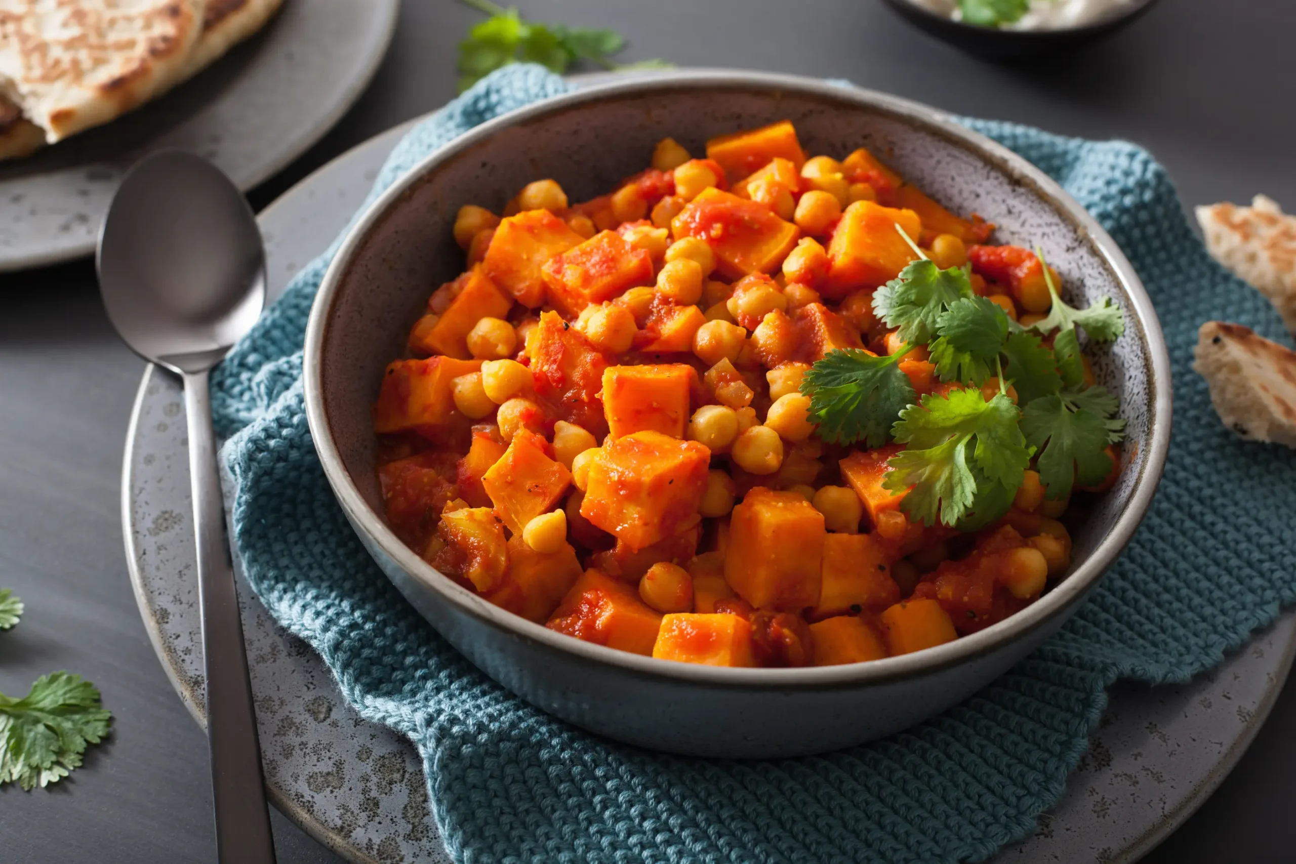 Spiced Chickpea and Sweet Potato Curry