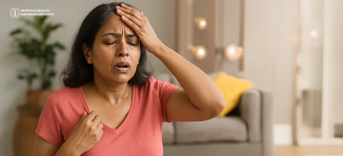 hot flashes and anxiety